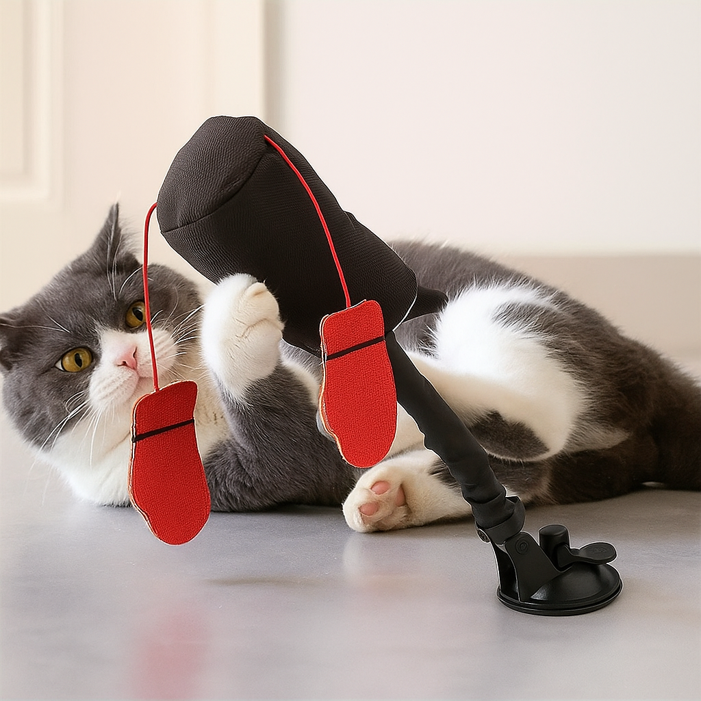 PawPunch – Het interactieve boksspeeltje dat je kat gelukkig maakt
