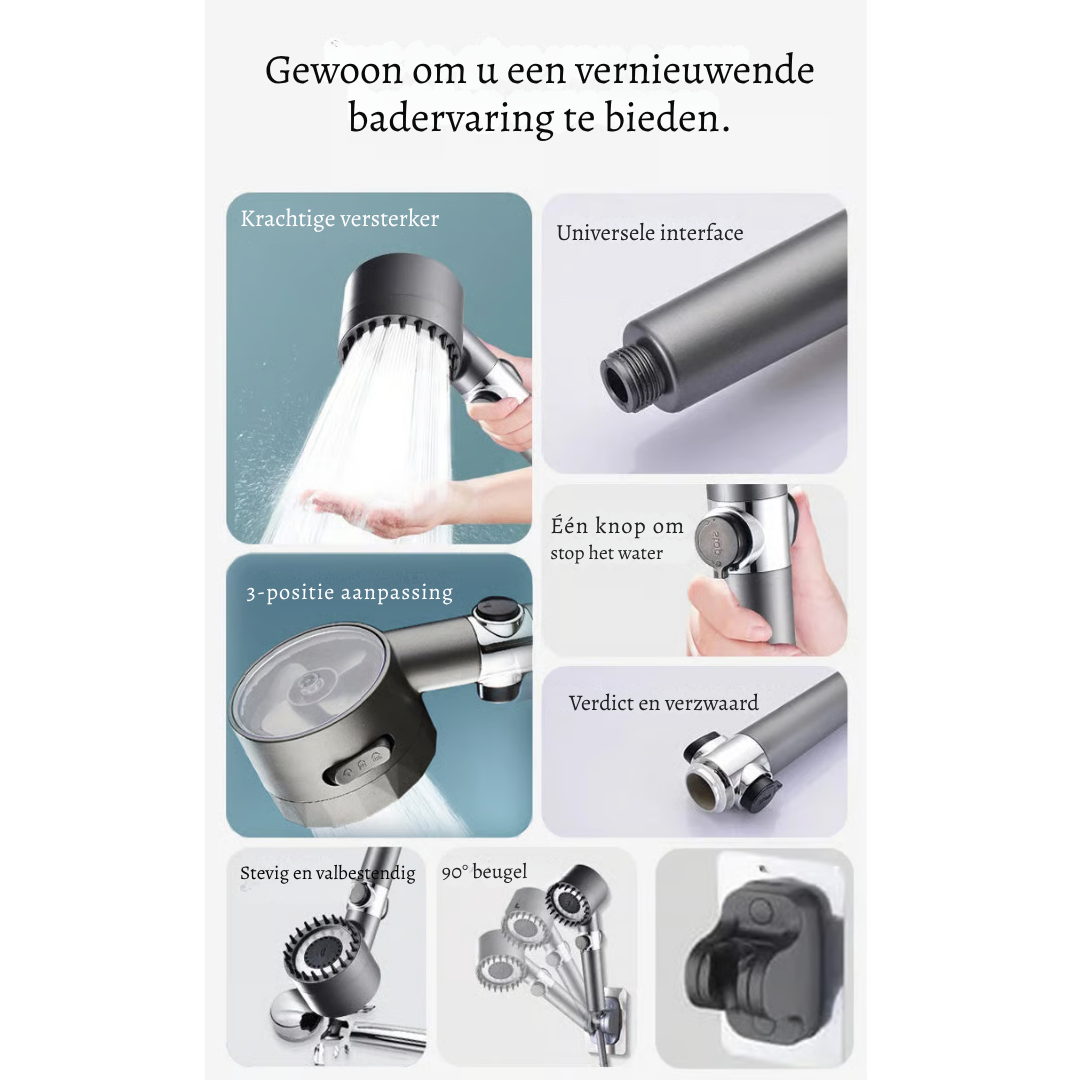 ClearPure Filter Shower – Douchen met schoon, zuiver water