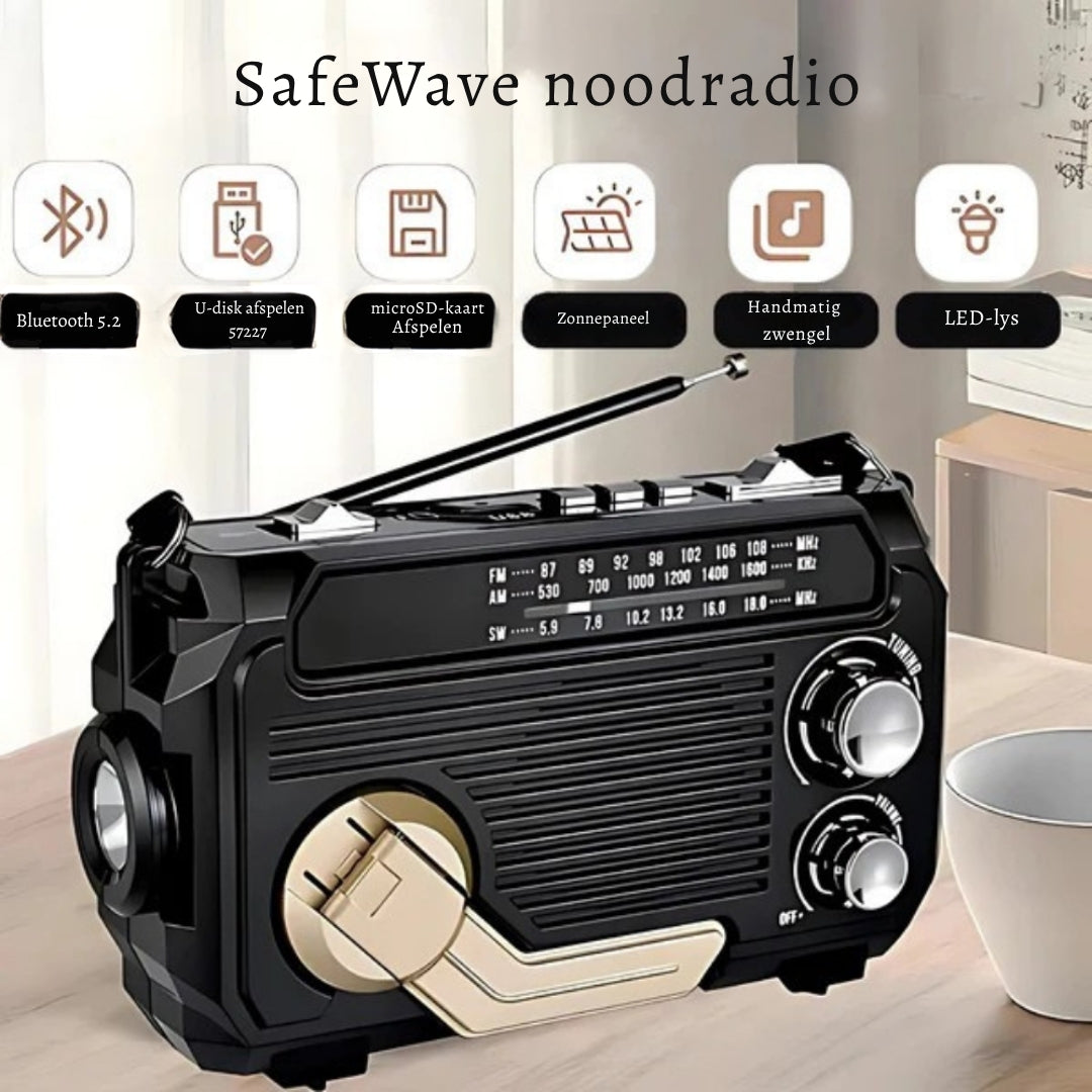 SafeWave SolarRadio – Altijd voorbereid, waar je ook bent