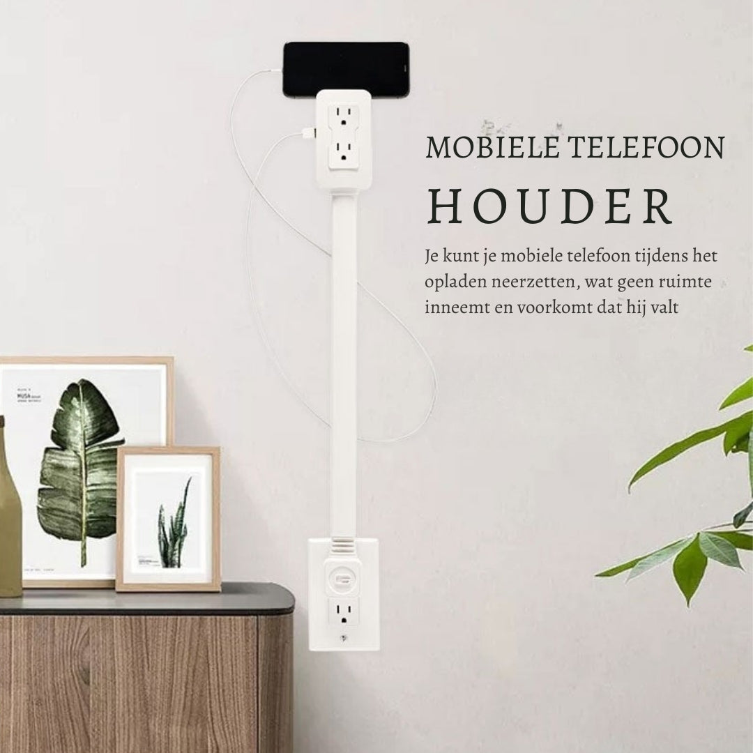FlexiCharge Pro – Roteerbare stopcontactverdeler voor slim opladen