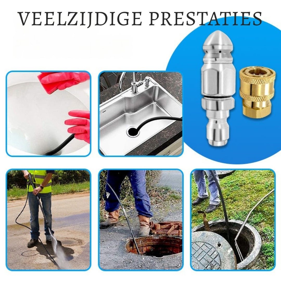 PowerJet Ontstopper – Maak elke leiding in minuten weer vrij