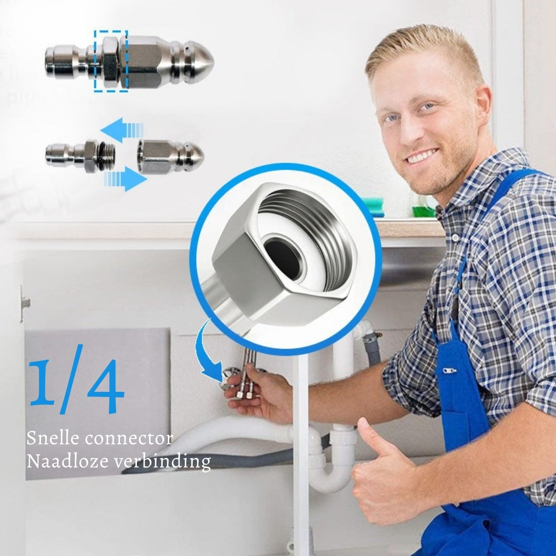 PowerJet Ontstopper – Maak elke leiding in minuten weer vrij