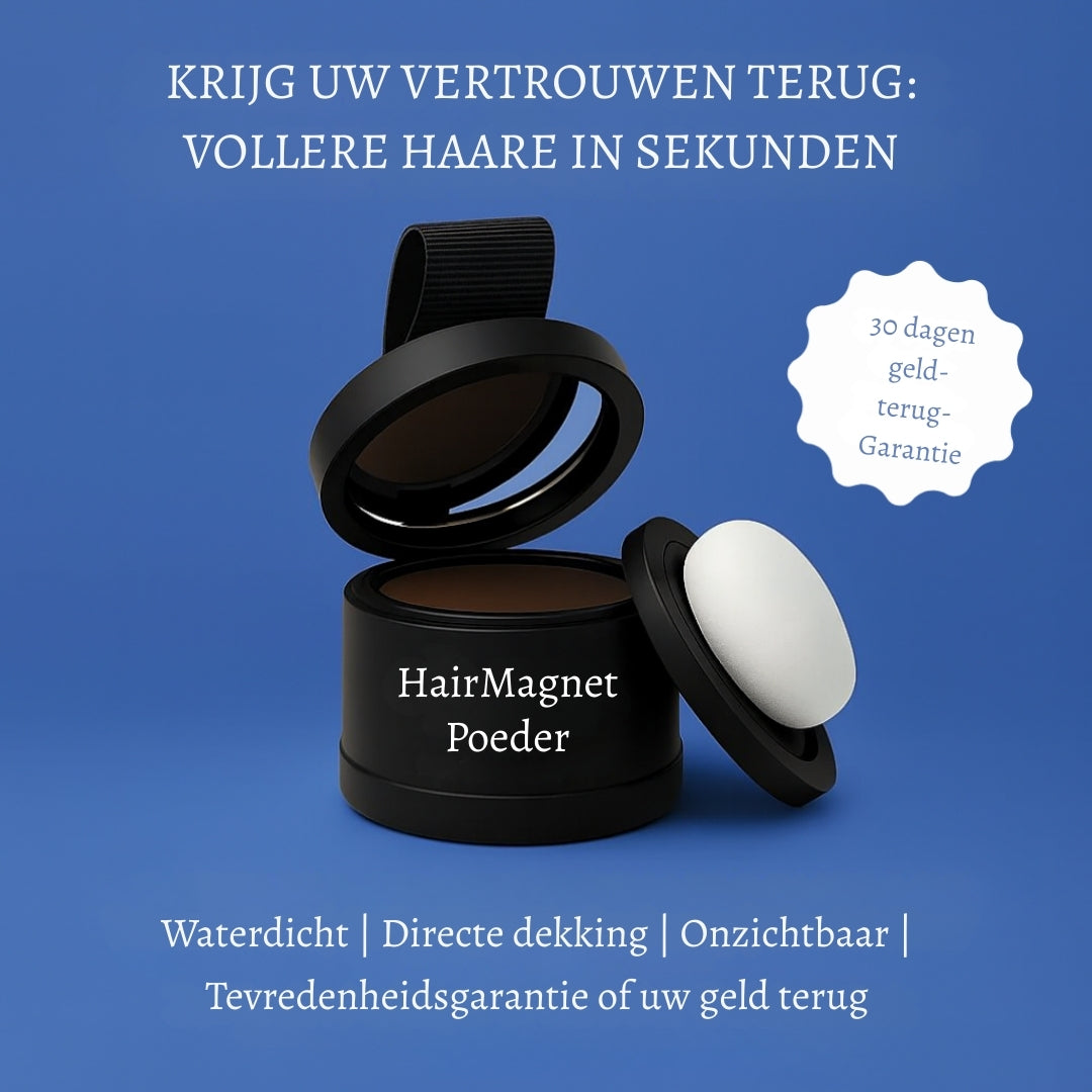 HairMagnet Powder – In 10 seconden volle, natuurlijke haren
