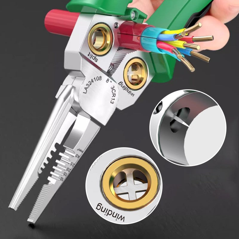 CableMaster 8-in-1 – Multitool voor knippen, strippen en klemmen