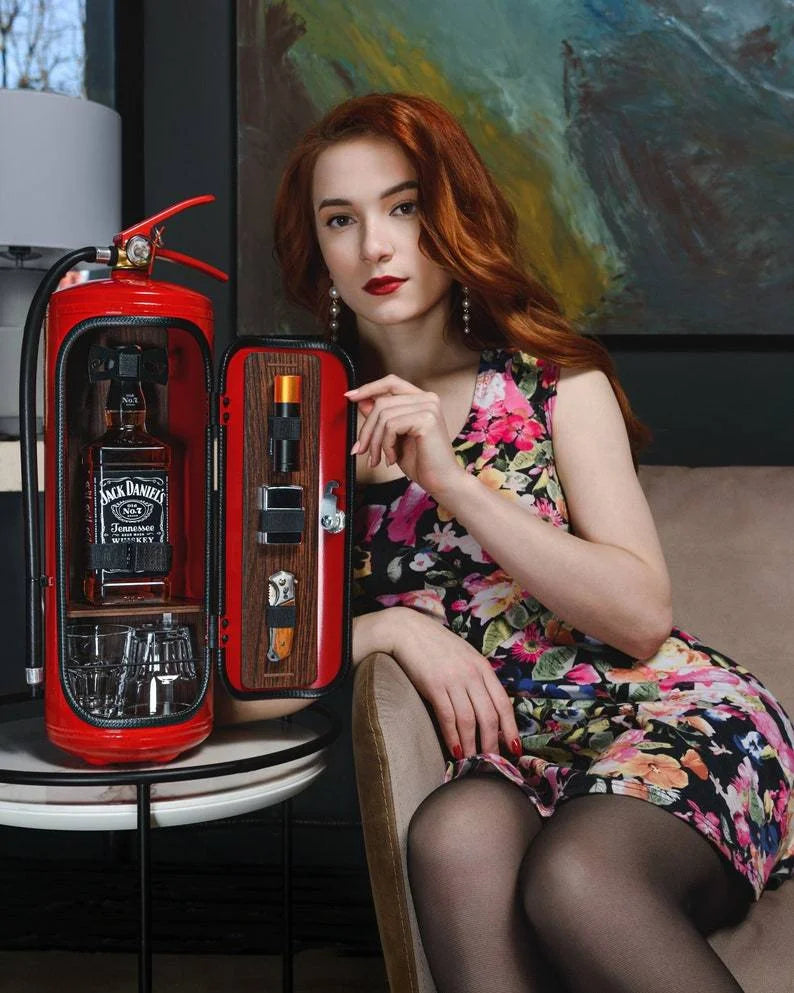 FireBar Minibar in de Vorm van een Brandblusser