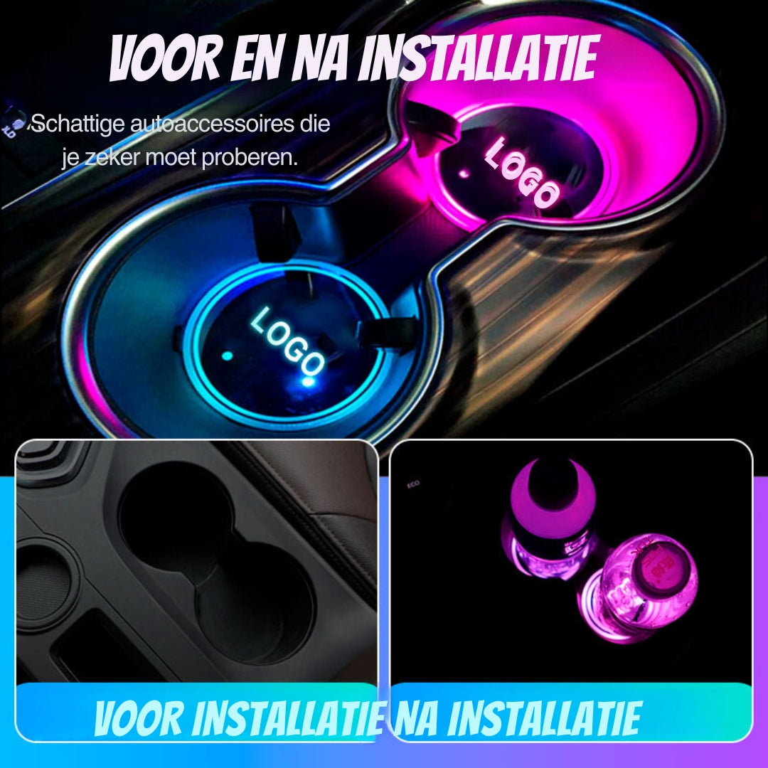 Auto LED Bekerhouderverlichting