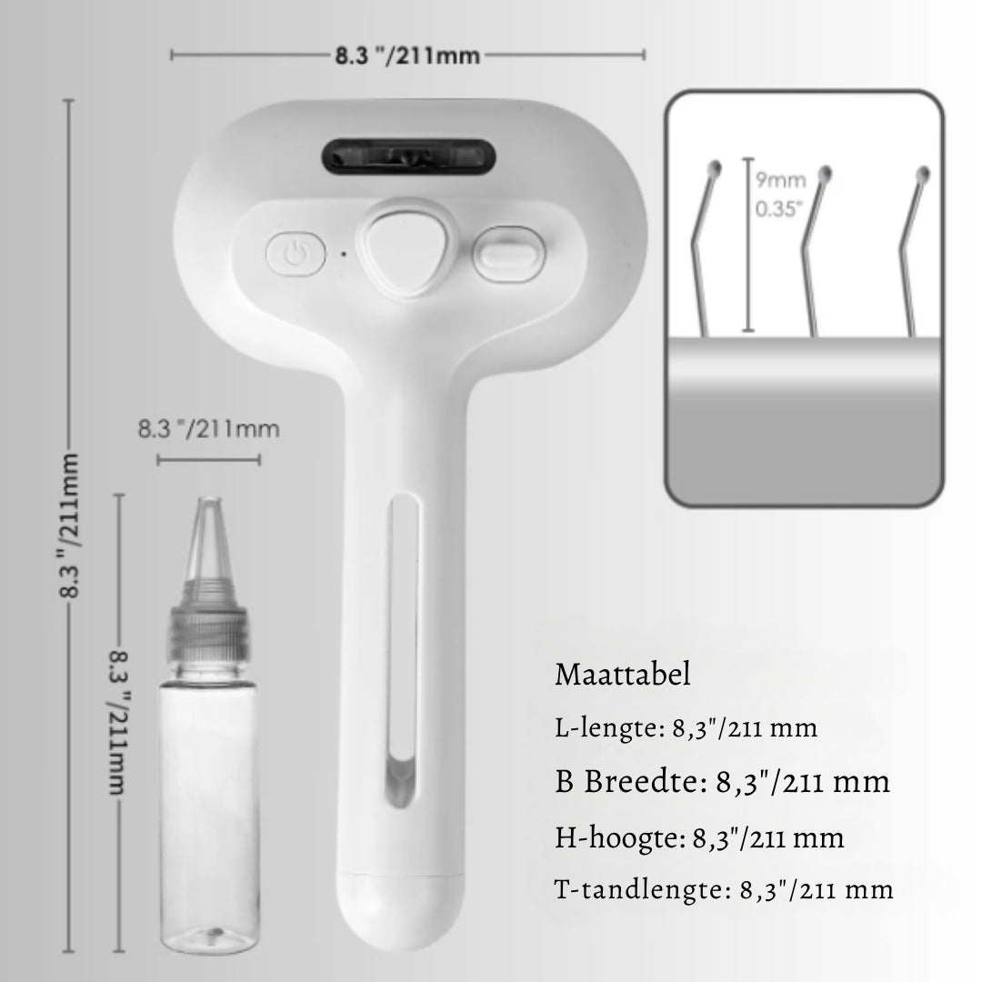 FluweelBorstel Mist – Hydraterende & masserende borstel voor je huisdier