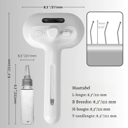 FluweelBorstel Mist – Hydraterende & masserende borstel voor je huisdier