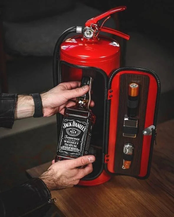 FireBar Minibar in de Vorm van een Brandblusser
