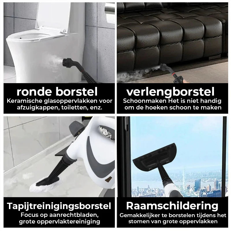 StoomBuddy – Krachtige Reiniging, 100% Zonder Chemie