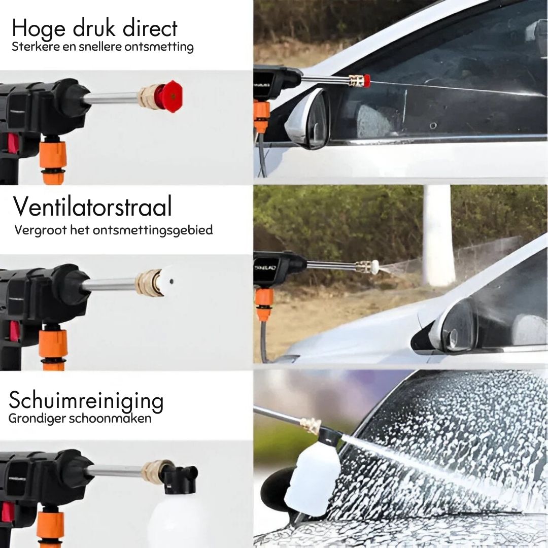 AquaForce Pro – De Krachtige en Veelzijdige Hogedrukreiniger voor Elk Schoonmaakklusje