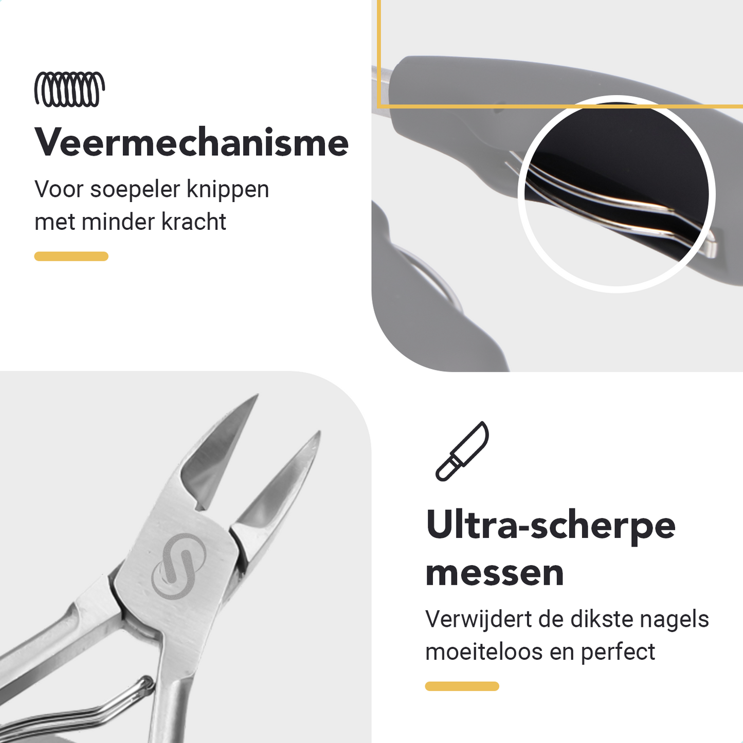 NagelKracht Pro – Professionele nageltang voor dikke en ingegroeide teennagels