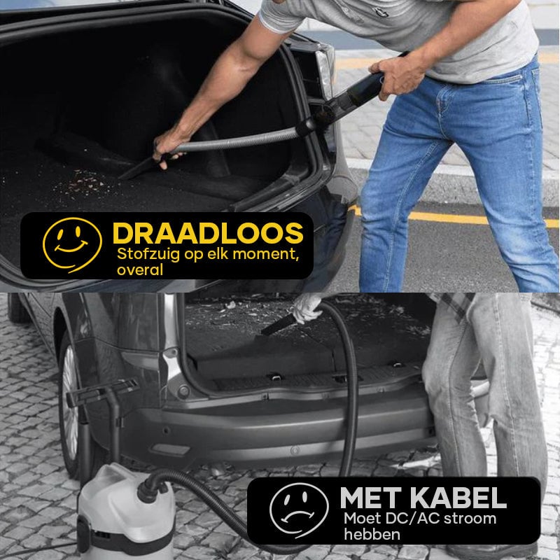 DustMaster Mini – Krachtig. Compact. Altijd Schoon.