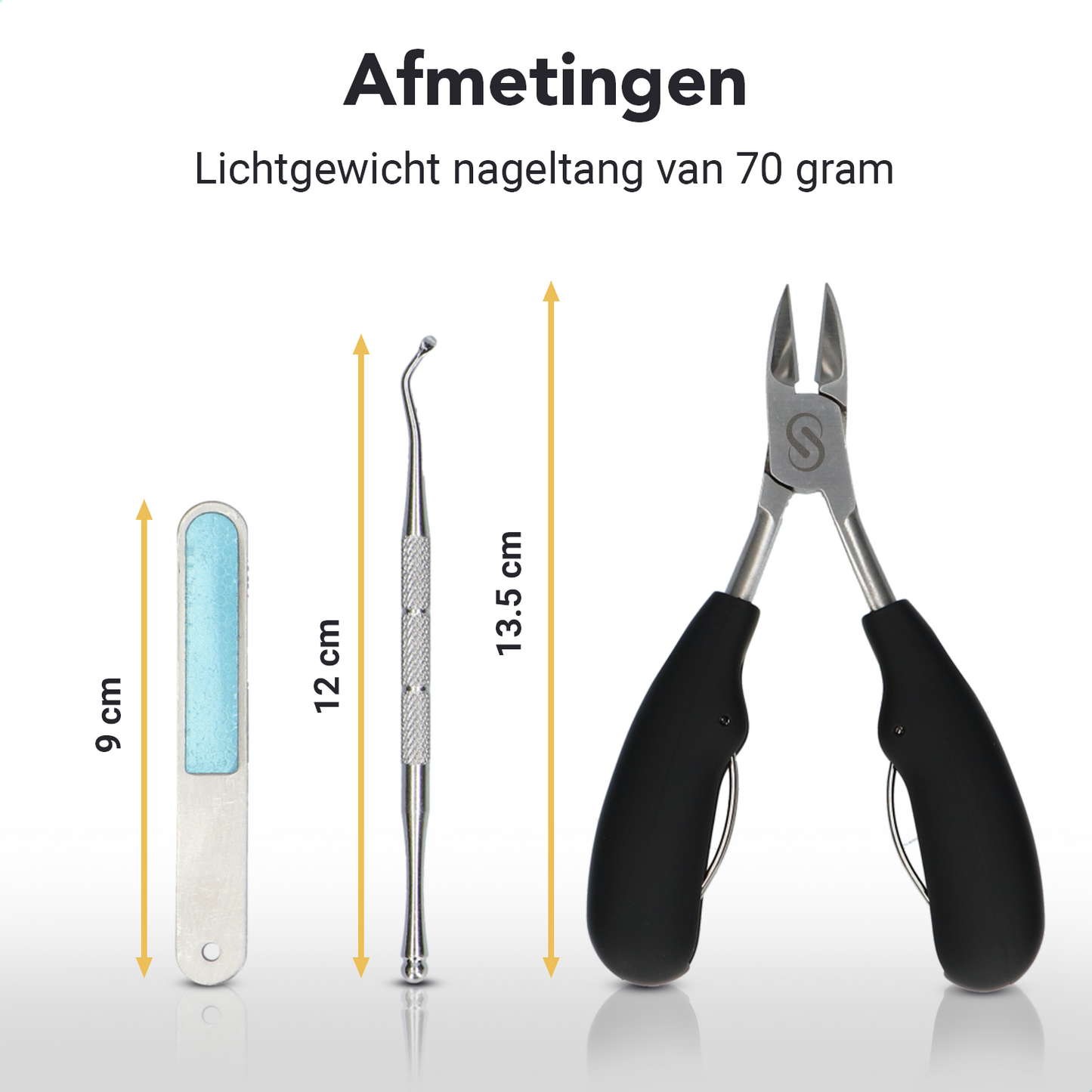 NagelKracht Pro – Professionele nageltang voor dikke en ingegroeide teennagels