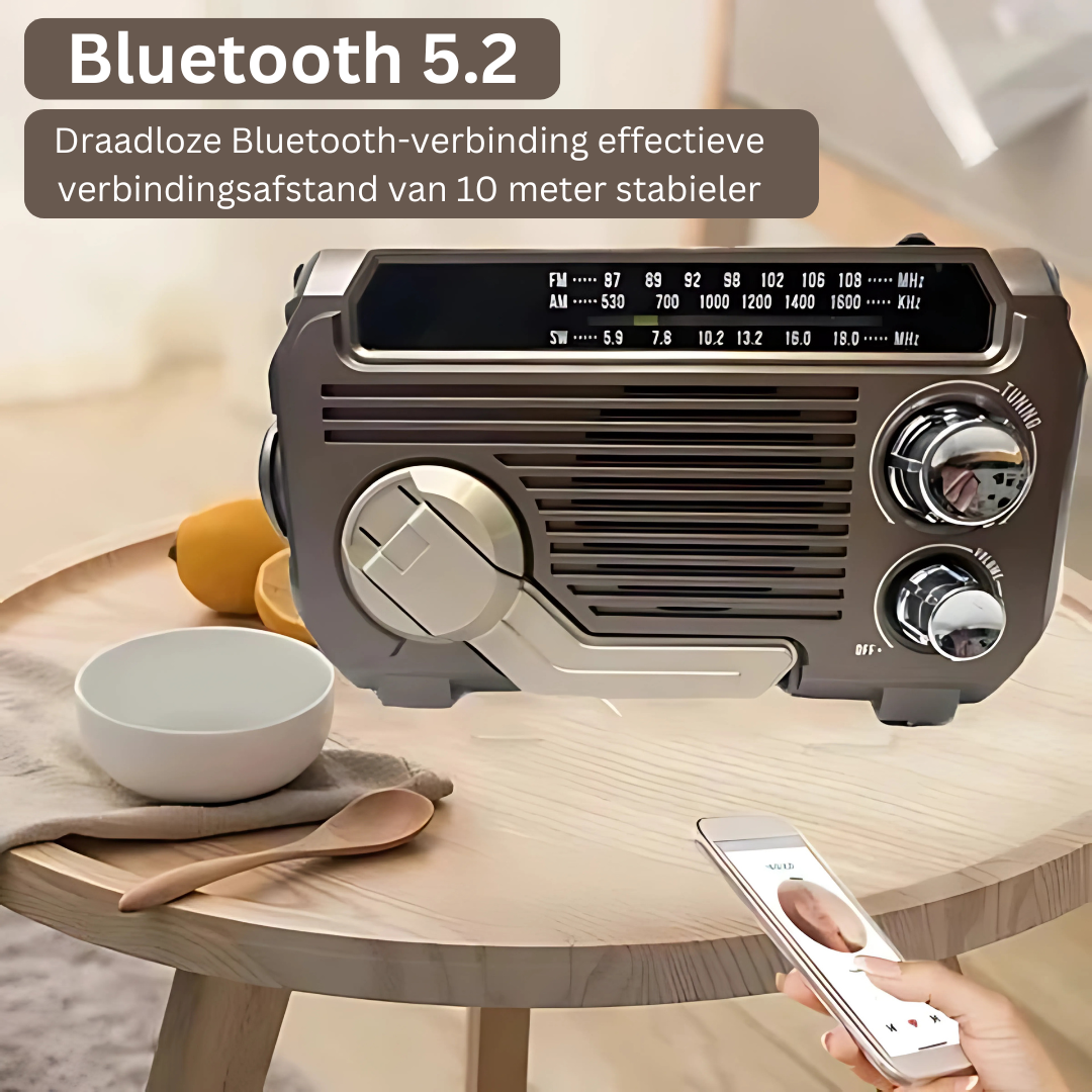 SafeWave | Noodradio met Powerbank