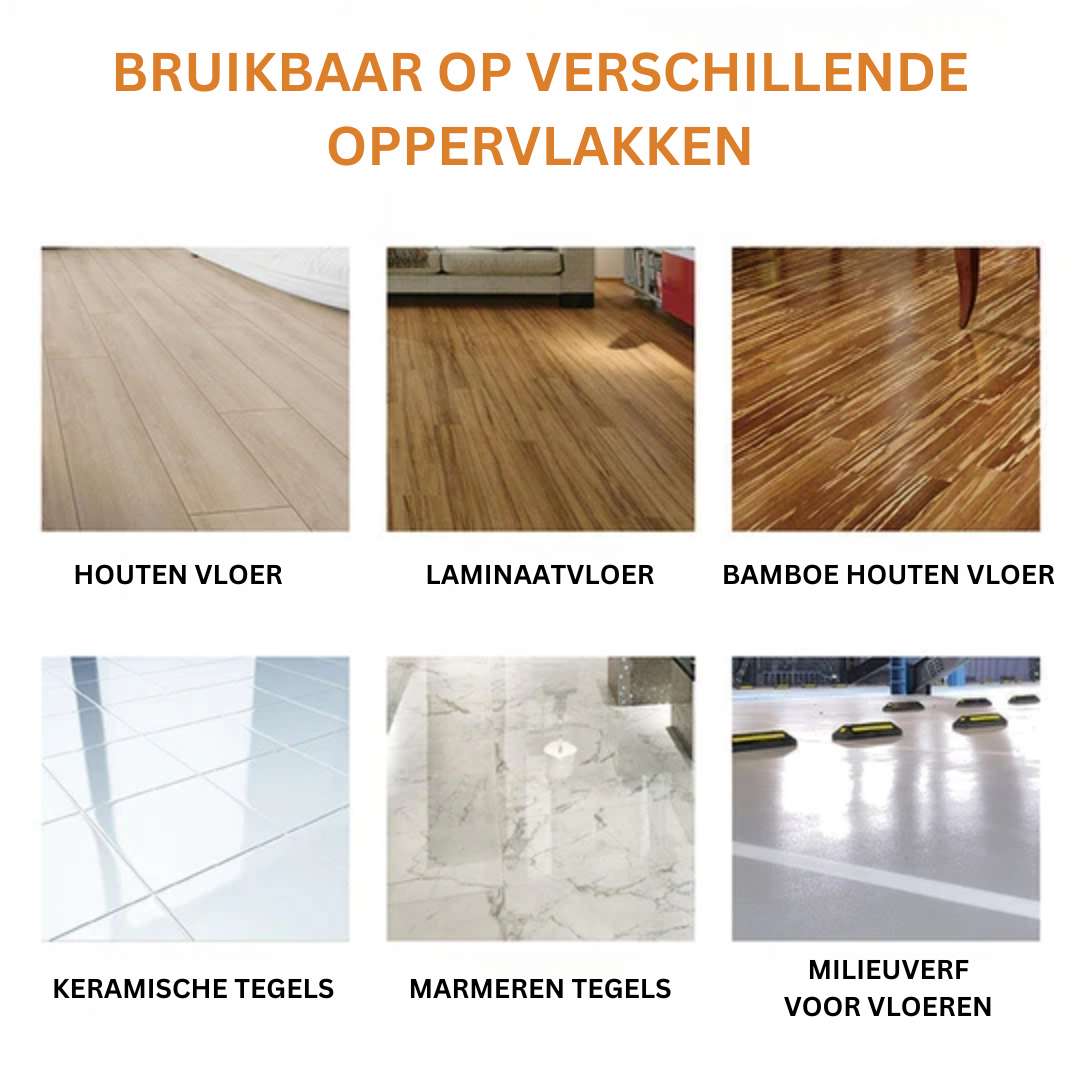 QuickShine Pro  Krachtige vloerhersteller en reiniger