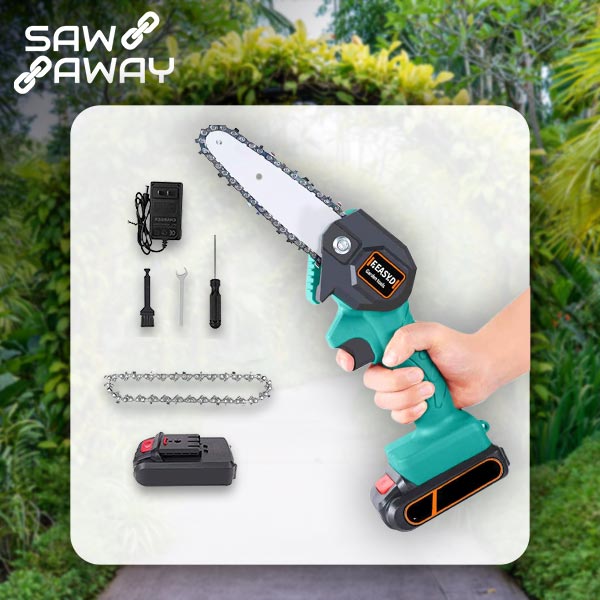 PowerPruner – Compacte kettingzaag voor moeiteloos snoeien