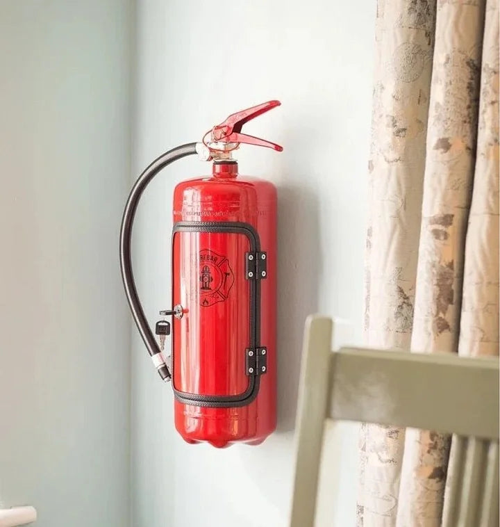 FireBar Minibar in de Vorm van een Brandblusser
