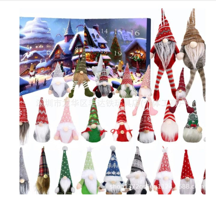 Premium gnome kerstkalender