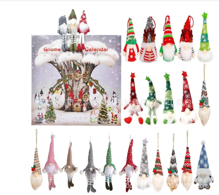 Premium gnome kerstkalender