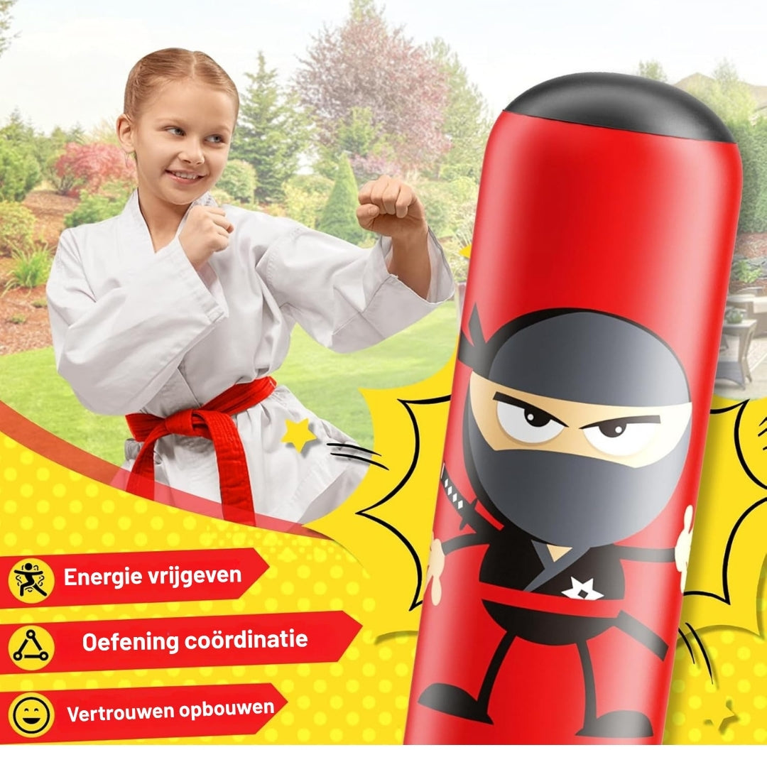 KickBuddy – De opblaasbare bokszak voor actieve kids