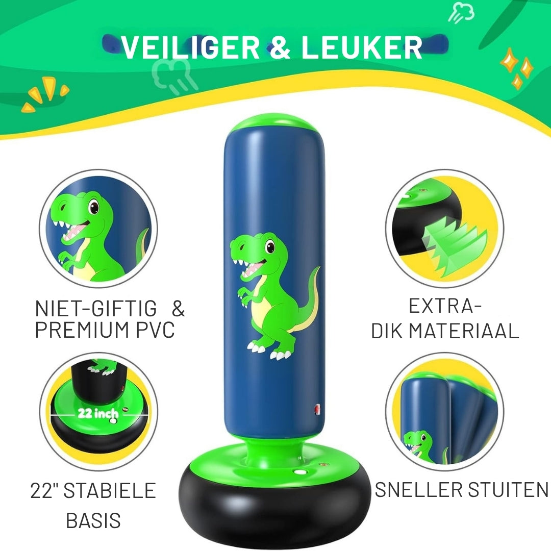 KickBuddy – De opblaasbare bokszak voor actieve kids