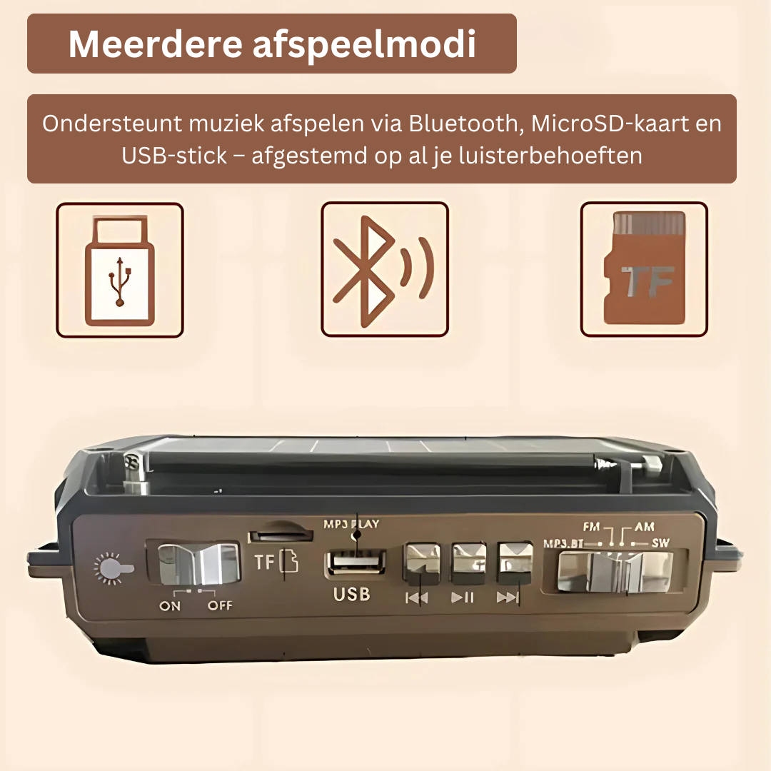 SafeWave | Noodradio met Powerbank