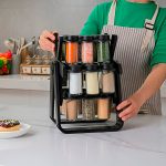 SpiceTurn – Draaibare Kruidenorganizer voor Meer Overzicht & Smaak