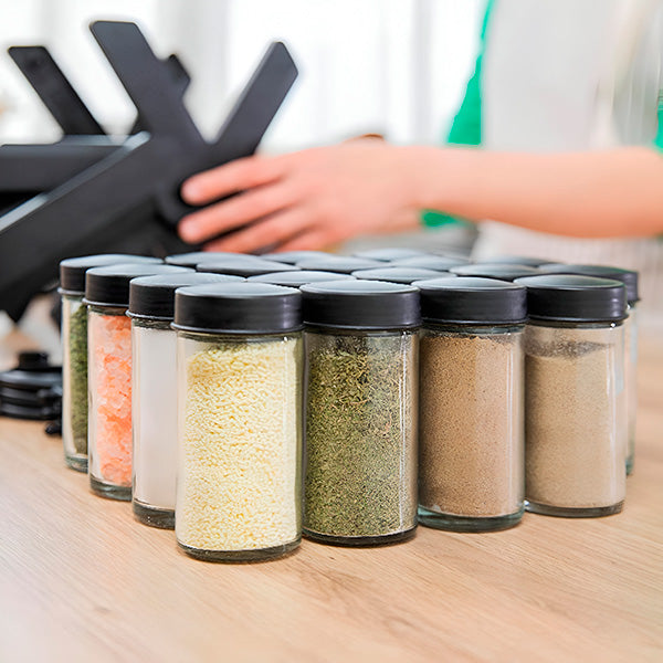SpiceTurn – Draaibare Kruidenorganizer voor Meer Overzicht & Smaak