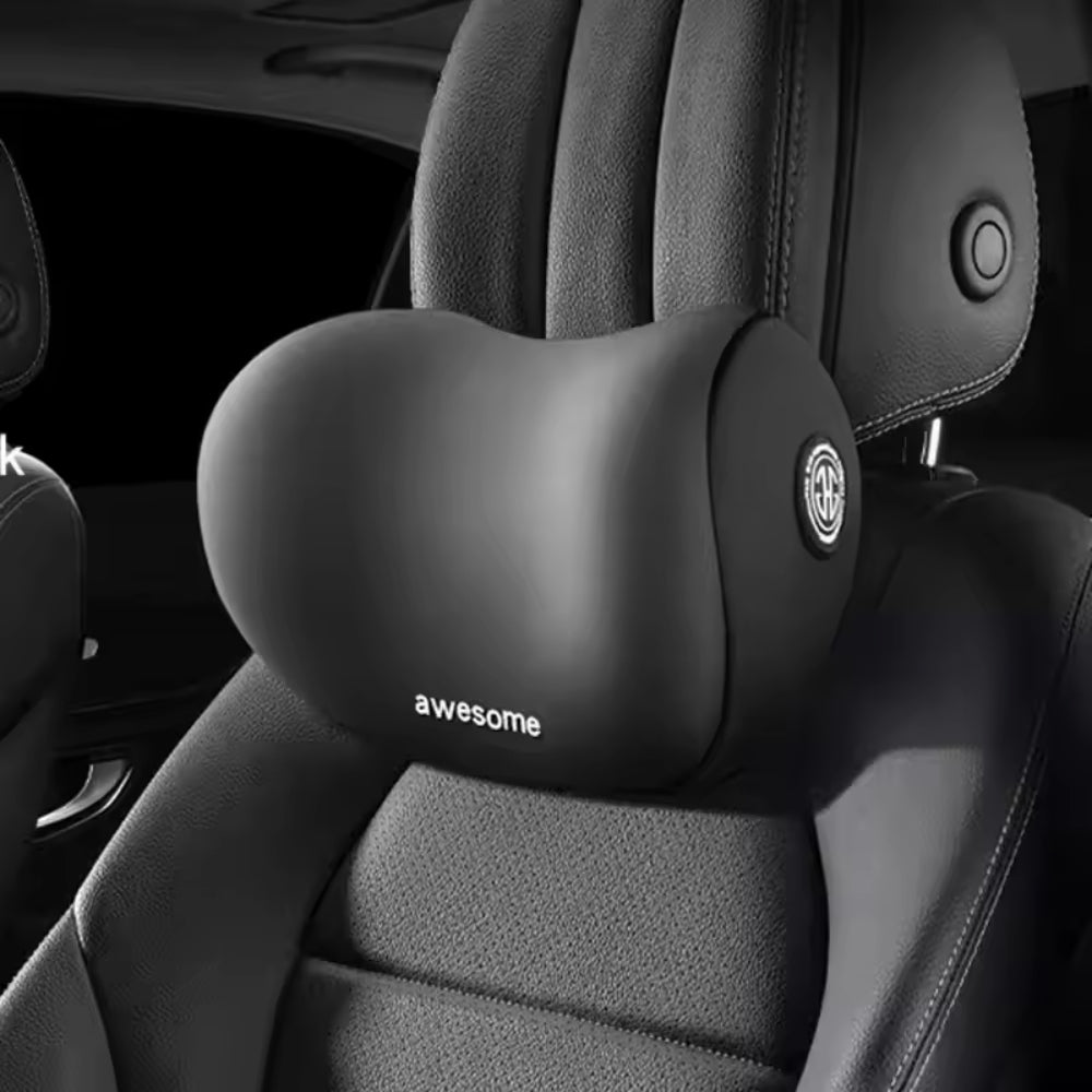 RoadRelax – Ergonomisch Autokussen voor Hoofd & Rug