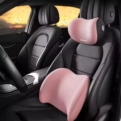 RoadRelax – Ergonomisch Autokussen voor Hoofd & Rug