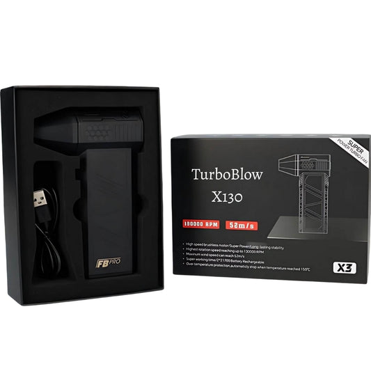 TurboBlow X130 – Compacte luchtblazer met 130.000 RPM power