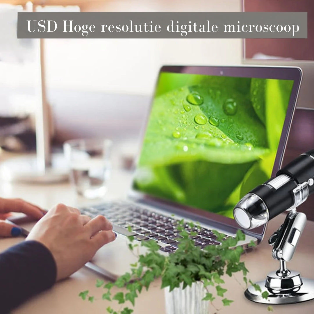MicroView HD – Digitaal Zakmicroscoop met 1600x vergroting