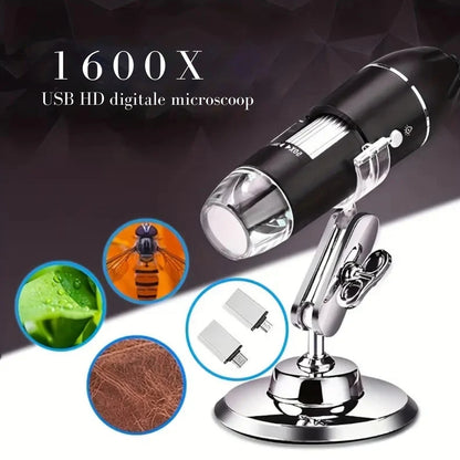 MicroView HD – Digitaal Zakmicroscoop met 1600x vergroting
