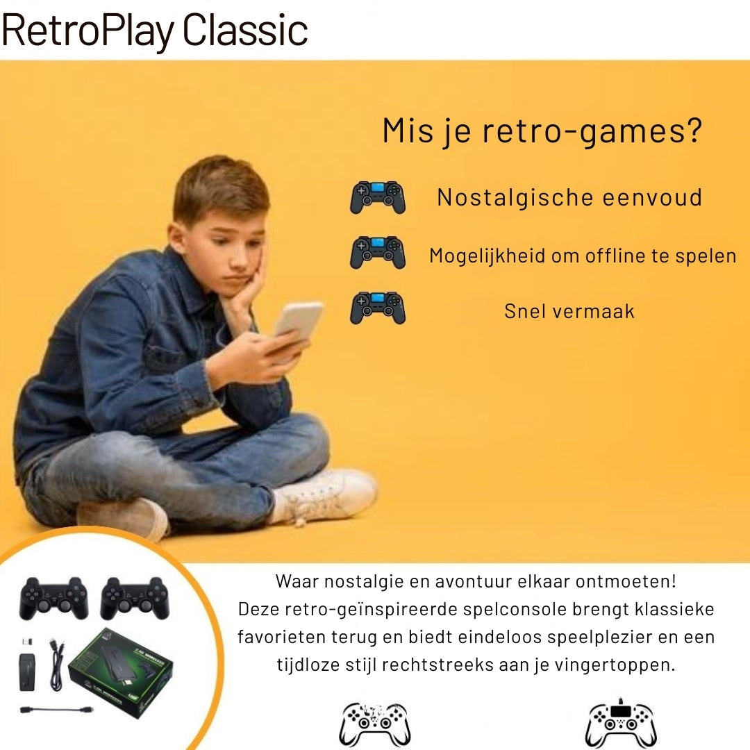 RetroPlay Classic – Herleef de Magie van Jouw Jeugd