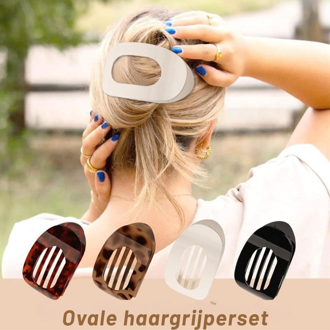 OvalGrip – Stijlvolle Haarclips voor Elke Dag