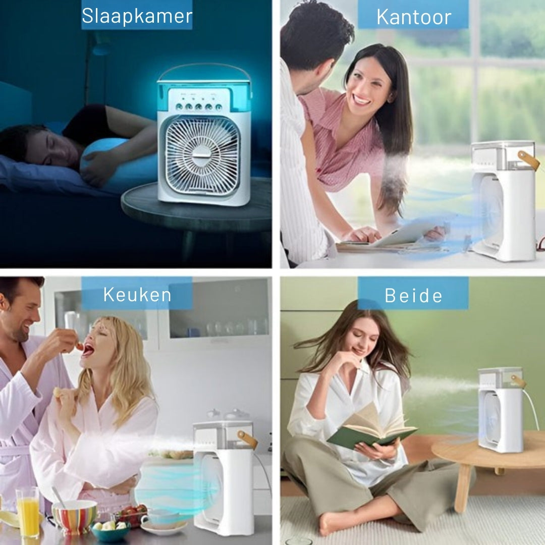 CoolMate 5-in-1 – Jouw Persoonlijke Klimaat, Altijd & Overal