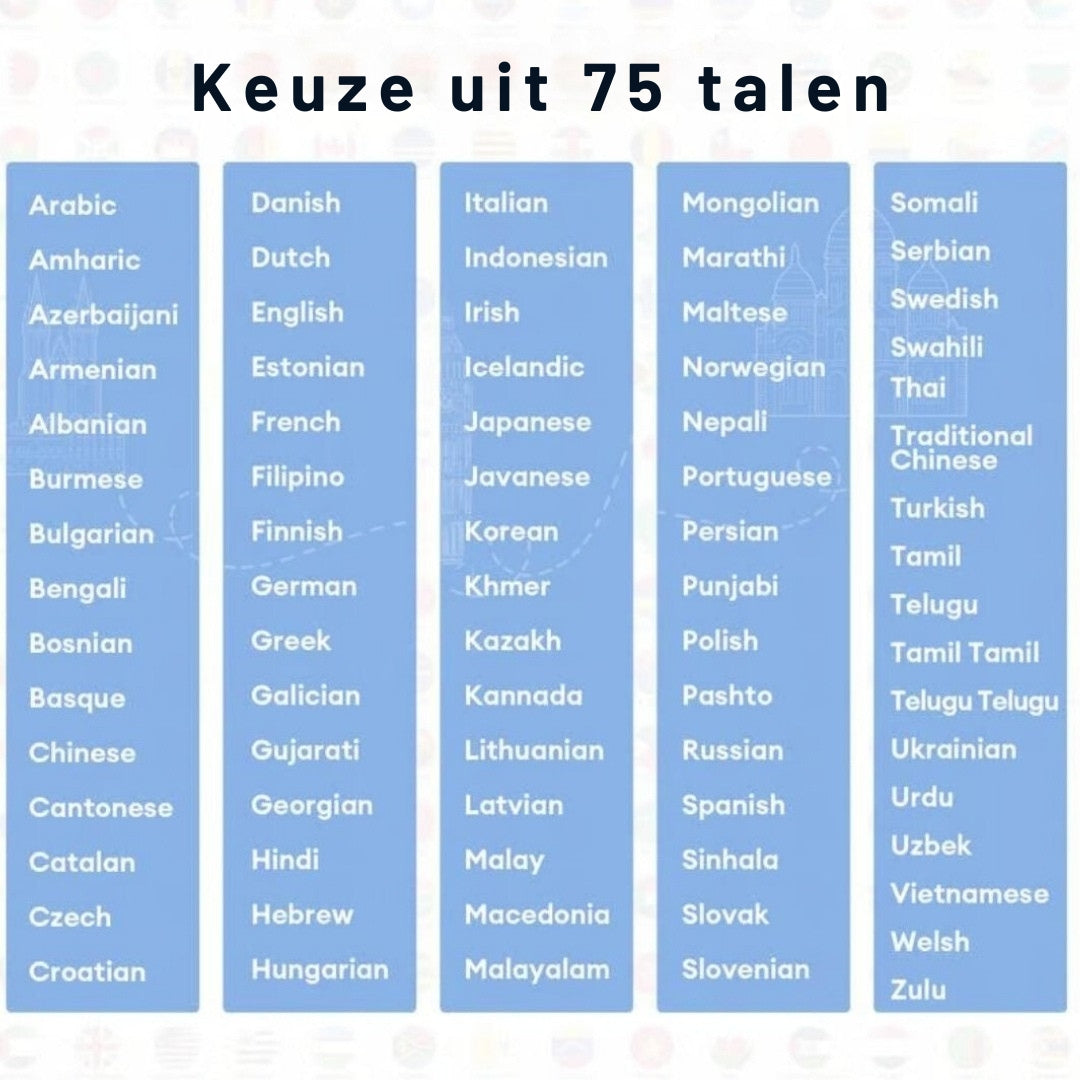TranslateBuds – Begrijp en spreek elke taal direct, waar je ook bent