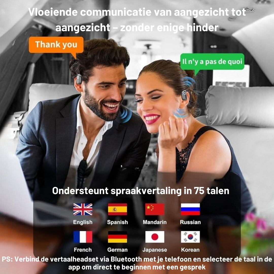 TranslateBuds – Begrijp en spreek elke taal direct, waar je ook bent