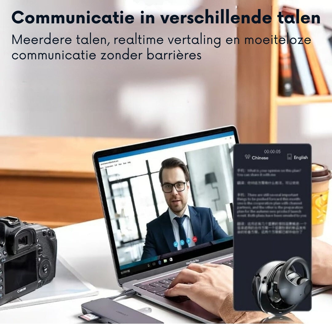 TranslateBuds – Begrijp en spreek elke taal direct, waar je ook bent