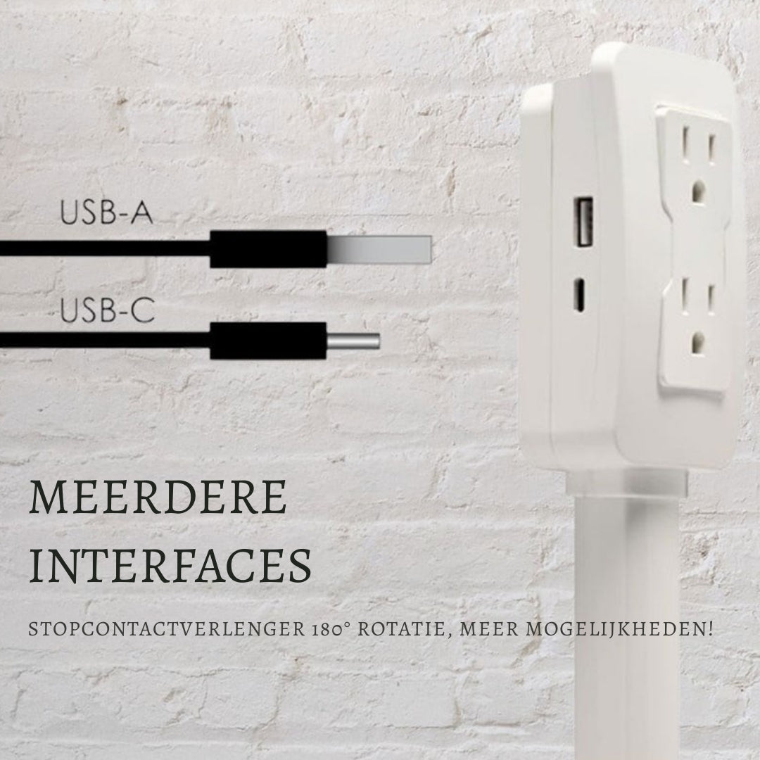 FlexiCharge Pro – Roteerbare stopcontactverdeler voor slim opladen
