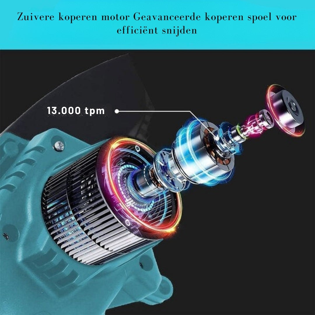 PowerPruner – Compacte kettingzaag voor moeiteloos snoeien