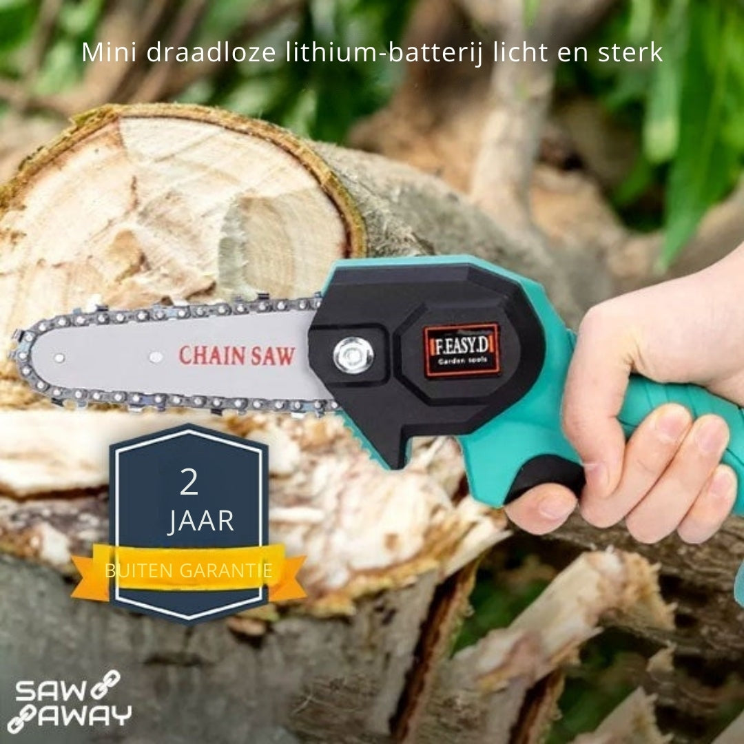 PowerPruner – Compacte kettingzaag voor moeiteloos snoeien