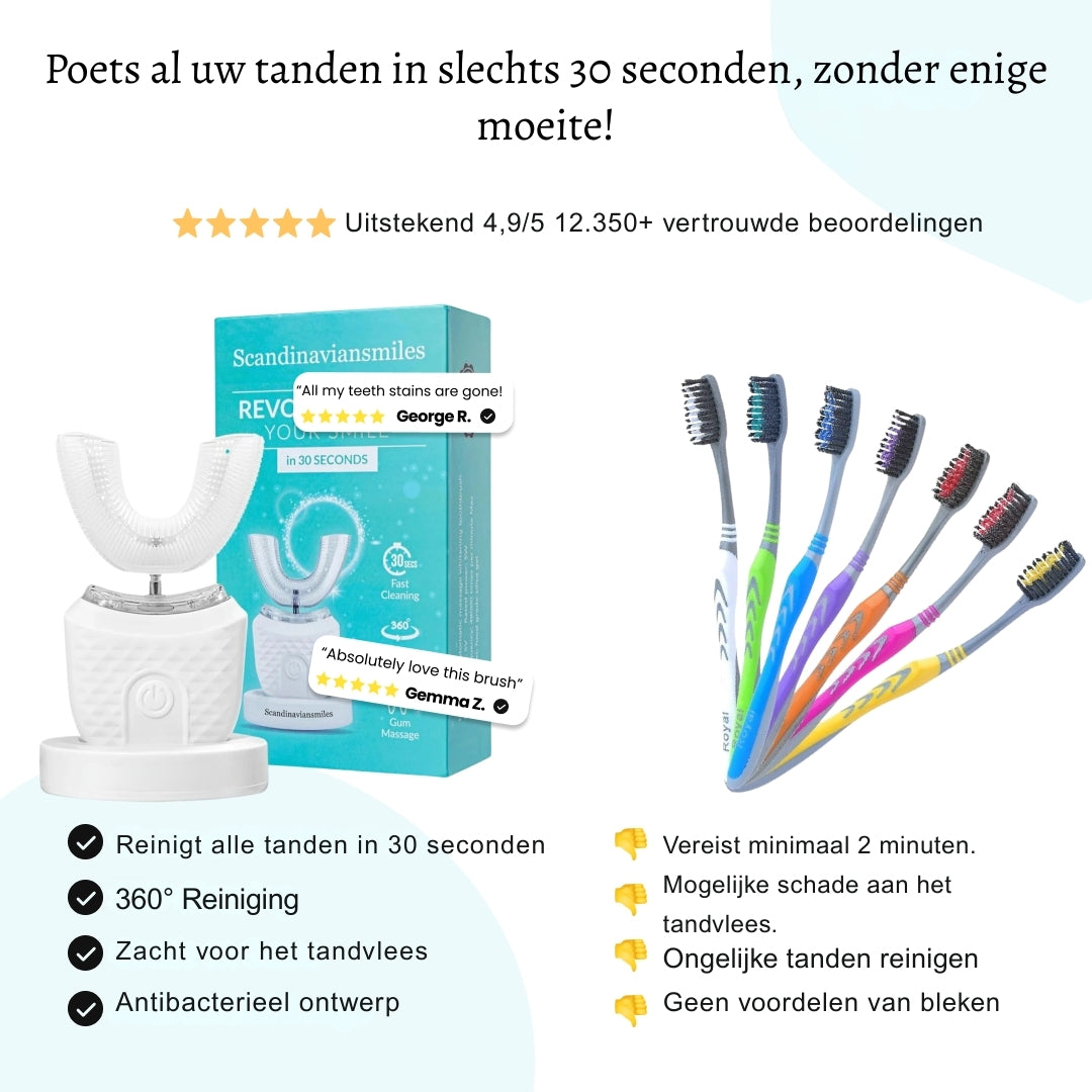 SmilePro 30s – Automatische tandenborstel in 30 seconden