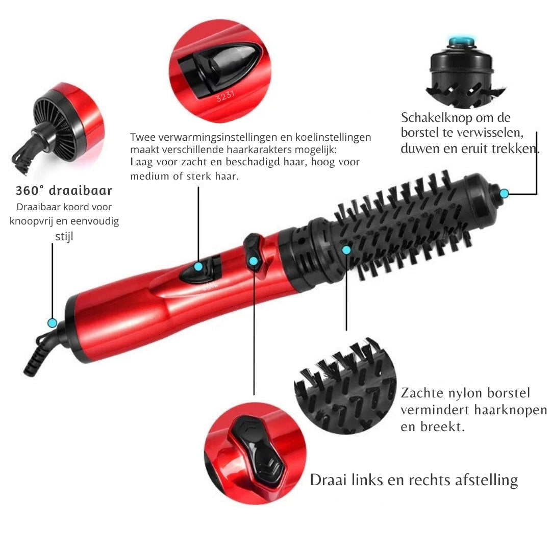 LuxeLock Roterende Heteluchtborstel