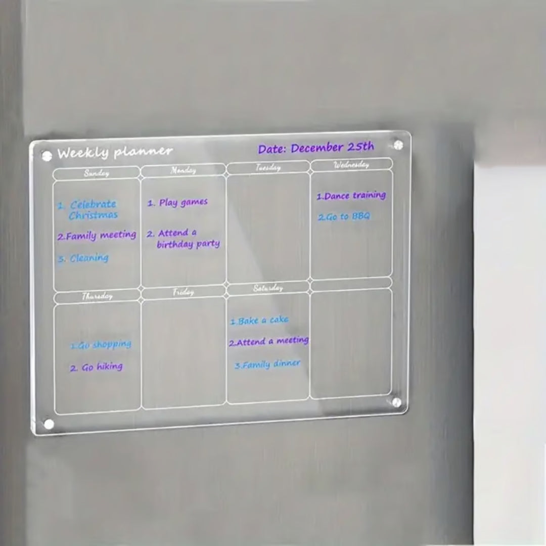 ClearBoard – Jouw Dag in Één Oogopslag