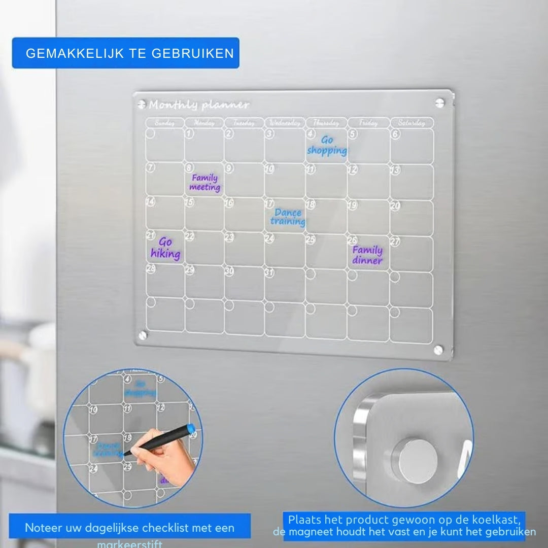 ClearBoard – Jouw Dag in Één Oogopslag