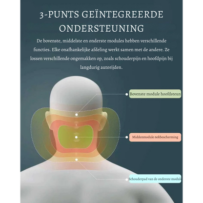 RoadRelax – Ergonomisch Autokussen voor Hoofd & Rug