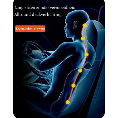 RoadRelax – Ergonomisch Autokussen voor Hoofd & Rug