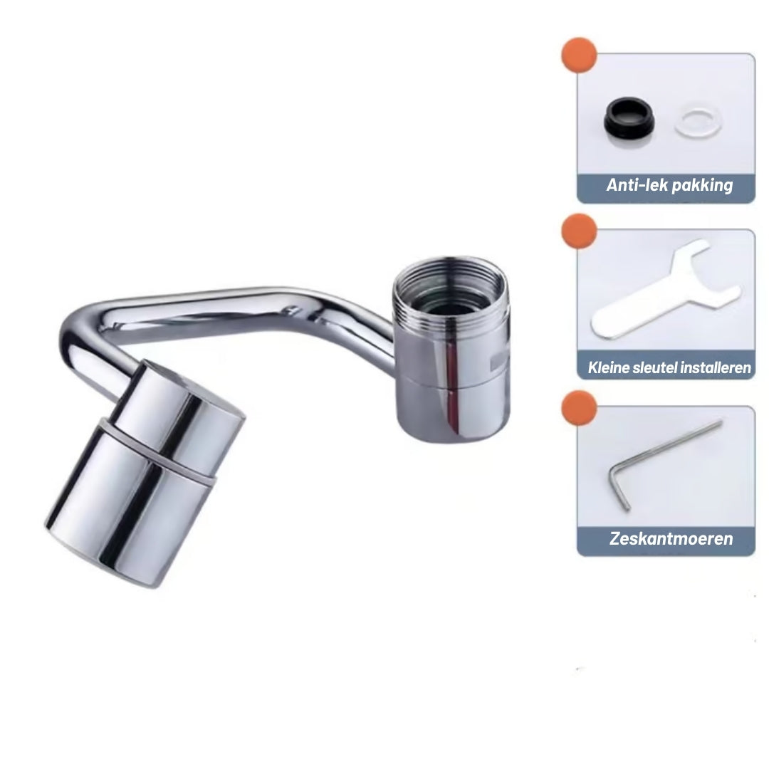 FlexiFlow – Slimme draaibare kraanverlenging